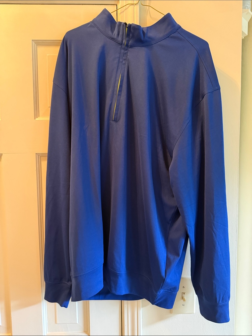 Men's Performance Quarter-Zip Jacket in Deep Blue
